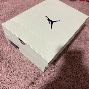 Nike Air Jordan Box with Purple Logo